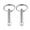 8x76mm, variant on 2Pcs 6mm/8mm Diameter Quick Release Pin Marine Hardware for Bimini Top Pin Stainless Steel Pin for Vehicles Electronics