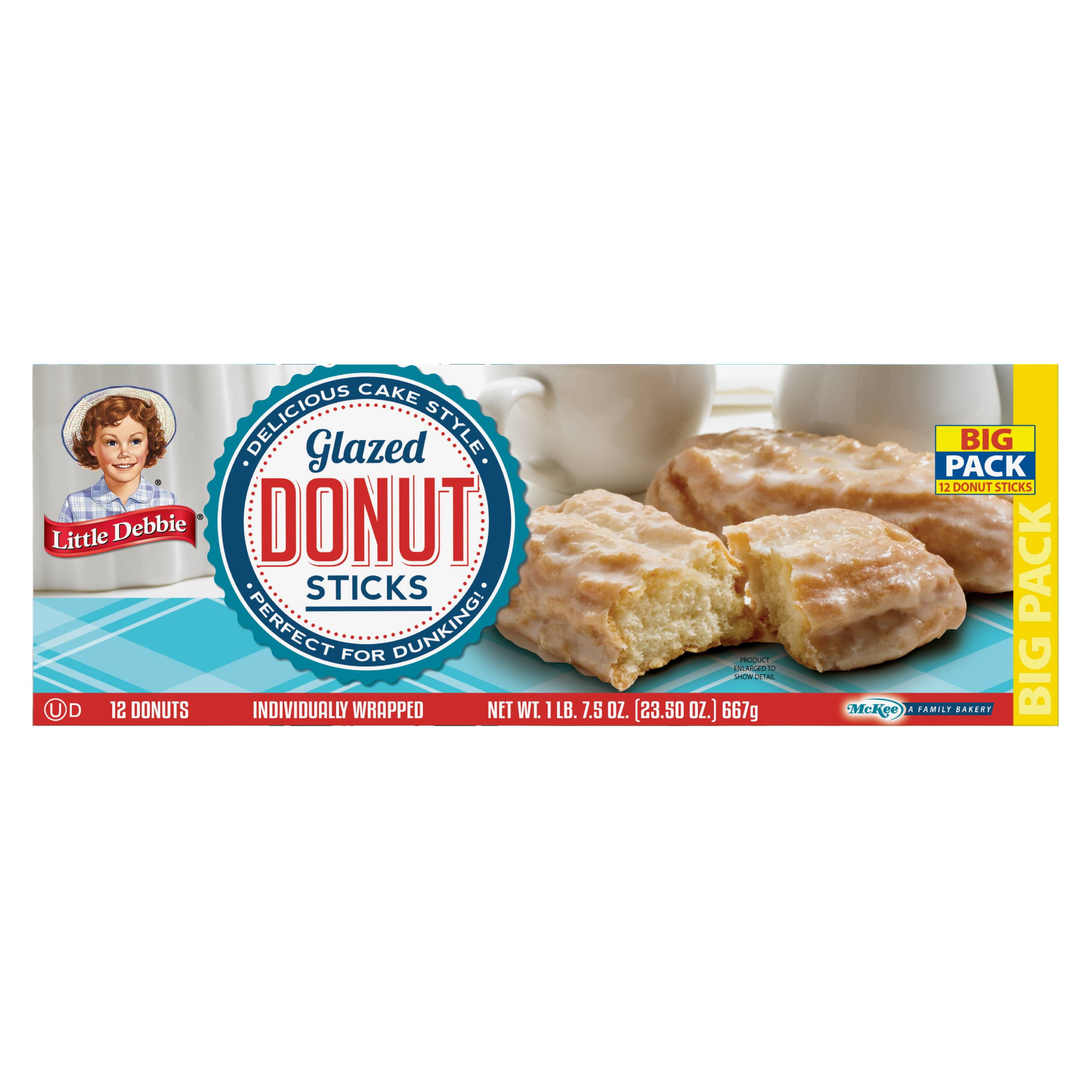 Little Debbie Donut Sticks, 12 ct, 23.5 oz Walmart Business Little Debbie Donut Sticks, 12 ct, 23.5 oz Walmart Business
