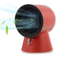 thumbnail image 1 of Gymax 1500W Portable PTC Ceramic Space Heater Mini Electric Desktop Heating Fan Red, 1 of 6
