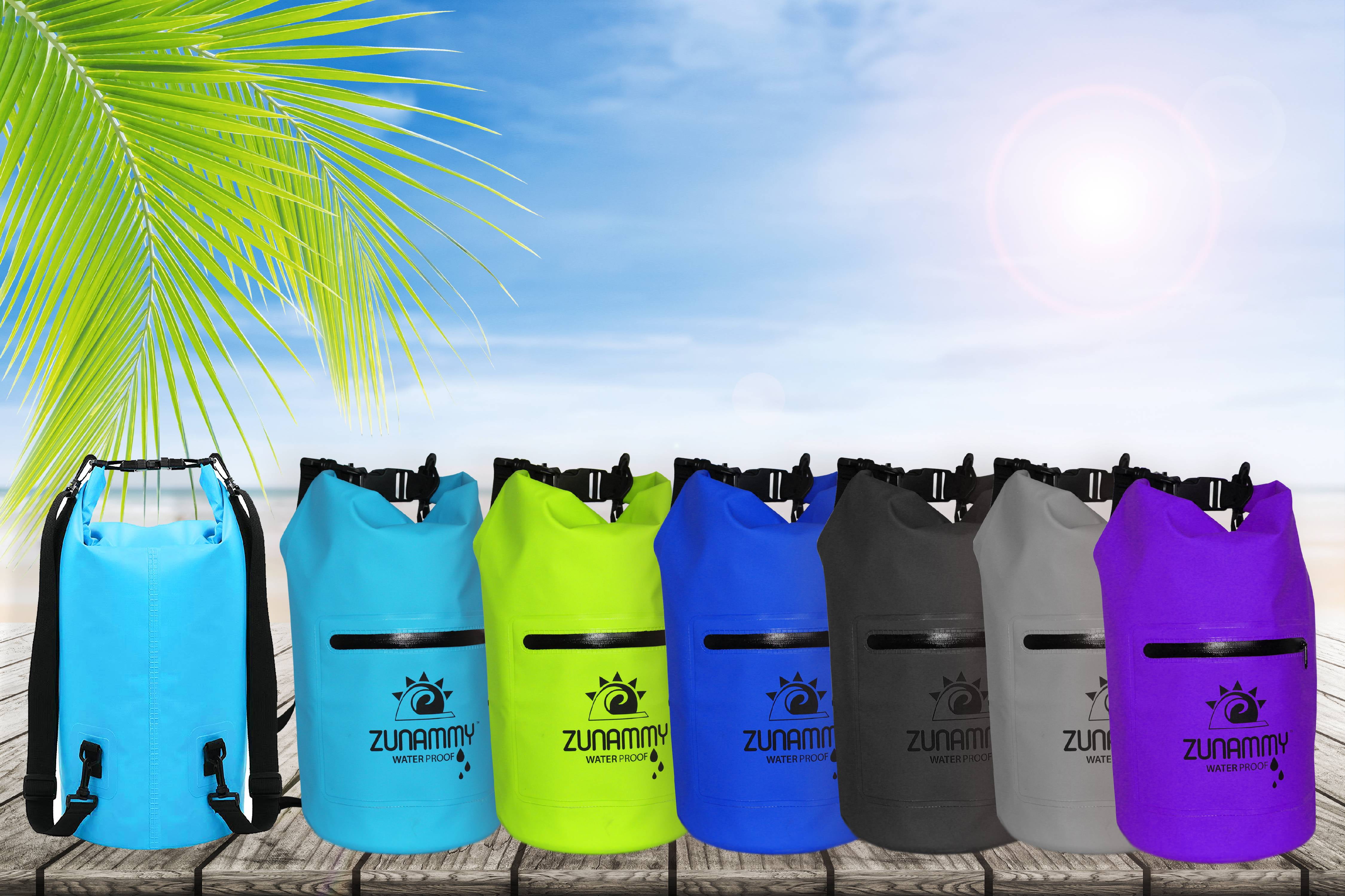 Zunammy 20 LT Waterproof Dry Bag with Outer Pocket - Walmart.com