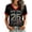 Black, variant on Women's Never Forget 9/11 Shirt 25th Anniversary Memorial Tee with Twin Towers & USA Flag Patriotic Graphic Top Army Green L
