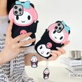 thumbnail image 3 of 3D Cartoon Disney Patterned Soft Silicone Phone Cases For iPhone 13 Pro Max 12 11 X XR XS Max 7 8 6S 6 Plus Cover With Pendant, 3 of 7