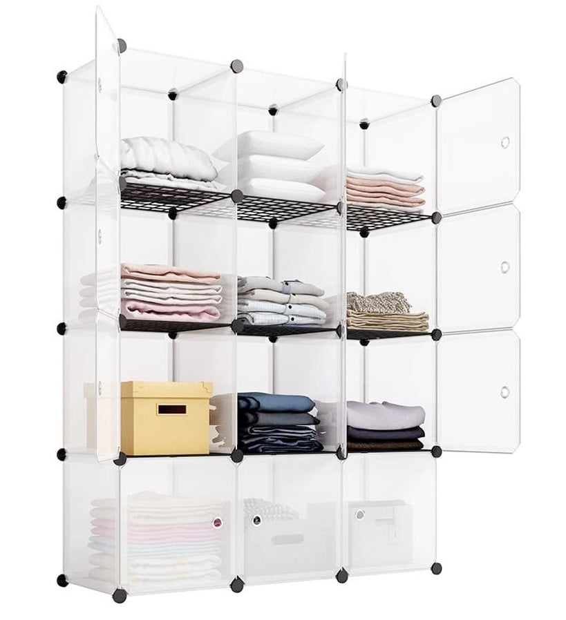 Zimtown 12Cube Portable Storage Cubes Modular Bookshelf Units for