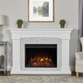 thumbnail image 2 of Real Flame Deland 63" Grand Electric Fireplace in White, 2 of 9