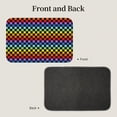 thumbnail image 2 of Pofeuu Rainbow Chequerboard Print Hem Mat 40x60 - Multipurpose Doormat for Indoor & Outdoor Use - Welcome Your Guests with our Entrance Mat, 2 of 6