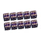 thumbnail image 4 of Paquete de 10 dados de seis caras, juguetes de barra opacos D6 de 16 mm para juegos de mesa de rol y matemáticas. Violeta, 4 of 6