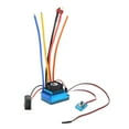 thumbnail image 2 of RC ESC, controlador de velocidad electrónico, fácil, compatible, portátil, con un solo clic, para modelo de automóvil, controlador, cosas electrónicas, al aire libre, ANGGREK AC7540, 2 of 8