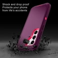 thumbnail image 4 of Petocase for Samsung Galaxy S23 Case,with 2 Pack Tempered Glass Screen Protector+2 Pack Camera Lens Protector Heavy Duty Shockproof Full Body Protection Cover,Purple/Pink, 4 of 7