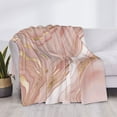 thumbnail image 4 of Throw Blanket for Couch, Rose Gold Glitter Splatter Super Soft Fuzzy Comfy Warm Throw Blanket, Cuteness Lightweight Cozy Plush Flannel Blanket & Throws for Sofa and Bed All Season, 4 of 5