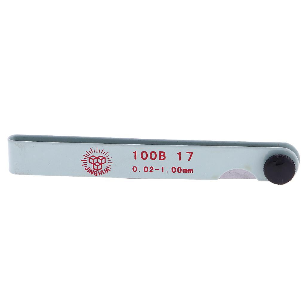 Miulika 6xMetric Feeler Gauge 17 Blade Spark Plug Valves Measure Tool DIY 100mm , , 5 Pcs