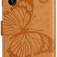 thumbnail image 3 of Dteck Galaxy A13 5G Case, Samsung A13 5G Wallet Case PU Leather Elegant Embossed Magnetic Cover with Flip Kickstand Card Holder Cover for Samsung Galaxy A13 5G Big Butterfly, Yellow, 3 of 4