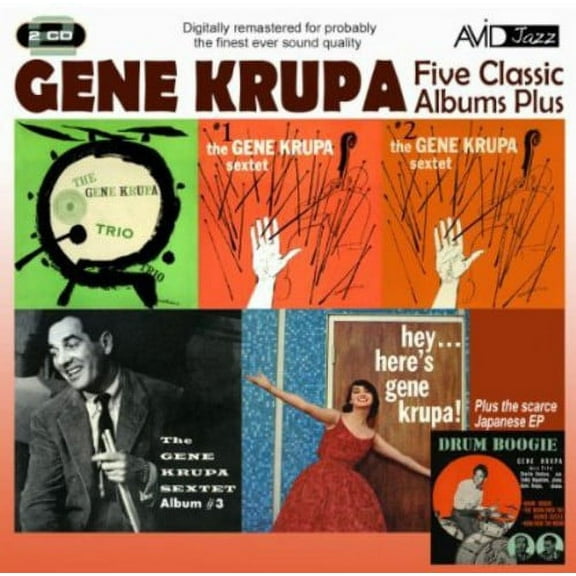 Gene Krupa - Sextet 1 2 3/Hey Here's Krupa/Trio Collates - Music & Performance - CD