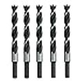 thumbnail image 3 of Brad Point Drill Bit Set 5/16 Inch 5Pcs Spur Point Stubby Woodworking Drill Bits, 3 of 4