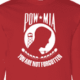 thumbnail image 4 of Inktastic Pow Mia White Long Sleeve T-Shirt, 4 of 5