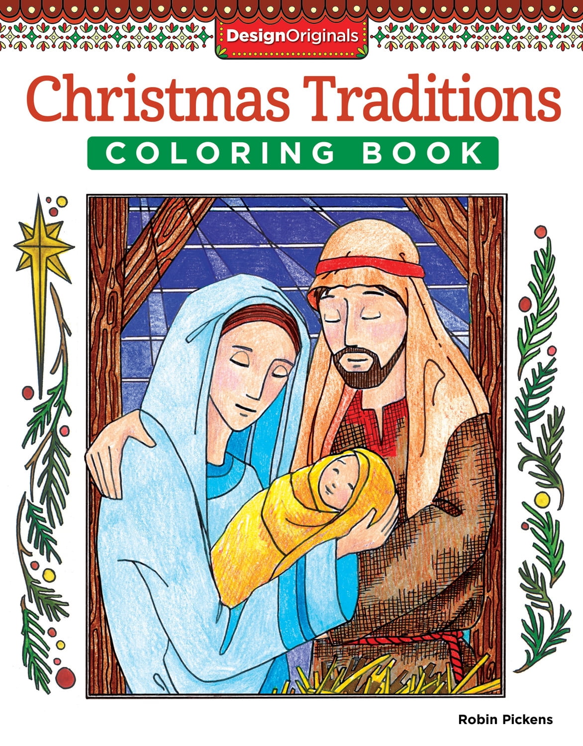 Download Christmas Traditions Coloring Book (Paperback) - Walmart ...