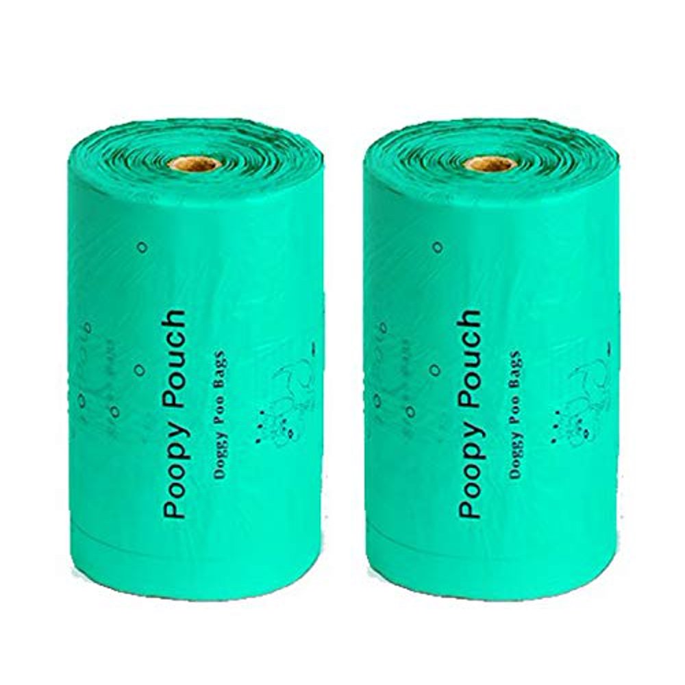 Poopy Pouch TieHandle Pet Waste Bags, Lemon Scented, 400/Roll, 2 Rolls