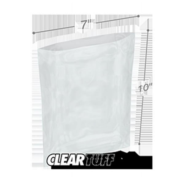International Plastics PB20710 7 x 10 in. Clear Poly Bags, 0.002 Gauge - Case of 1000