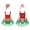 Red, variant on iiniim Kids Girls Christmas Costume Sequins Dance Ballet Leotard Tutu Dress Xmas Santa Elf Cosplay with Hat Size 6-16 A Green 10