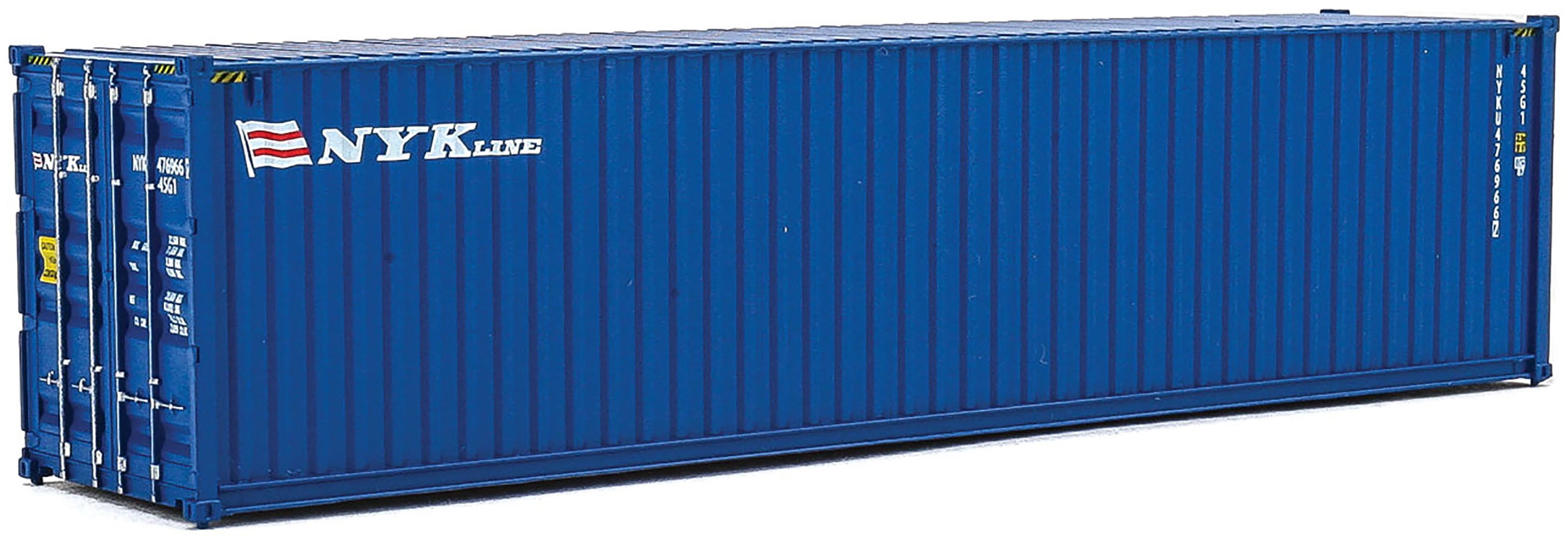 Walthers HO Scale 40' Hi-Cube Shipping Intermodal Container NYK Lines Blue 