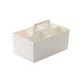 thumbnail image 1 of Lksixu Squares Hand Basket Dormitory Home Storage Basket Stackable Storage Basket Desktop Drawer Storage Box With Partition Storage Bins Organizers and Storage, 1 of 6