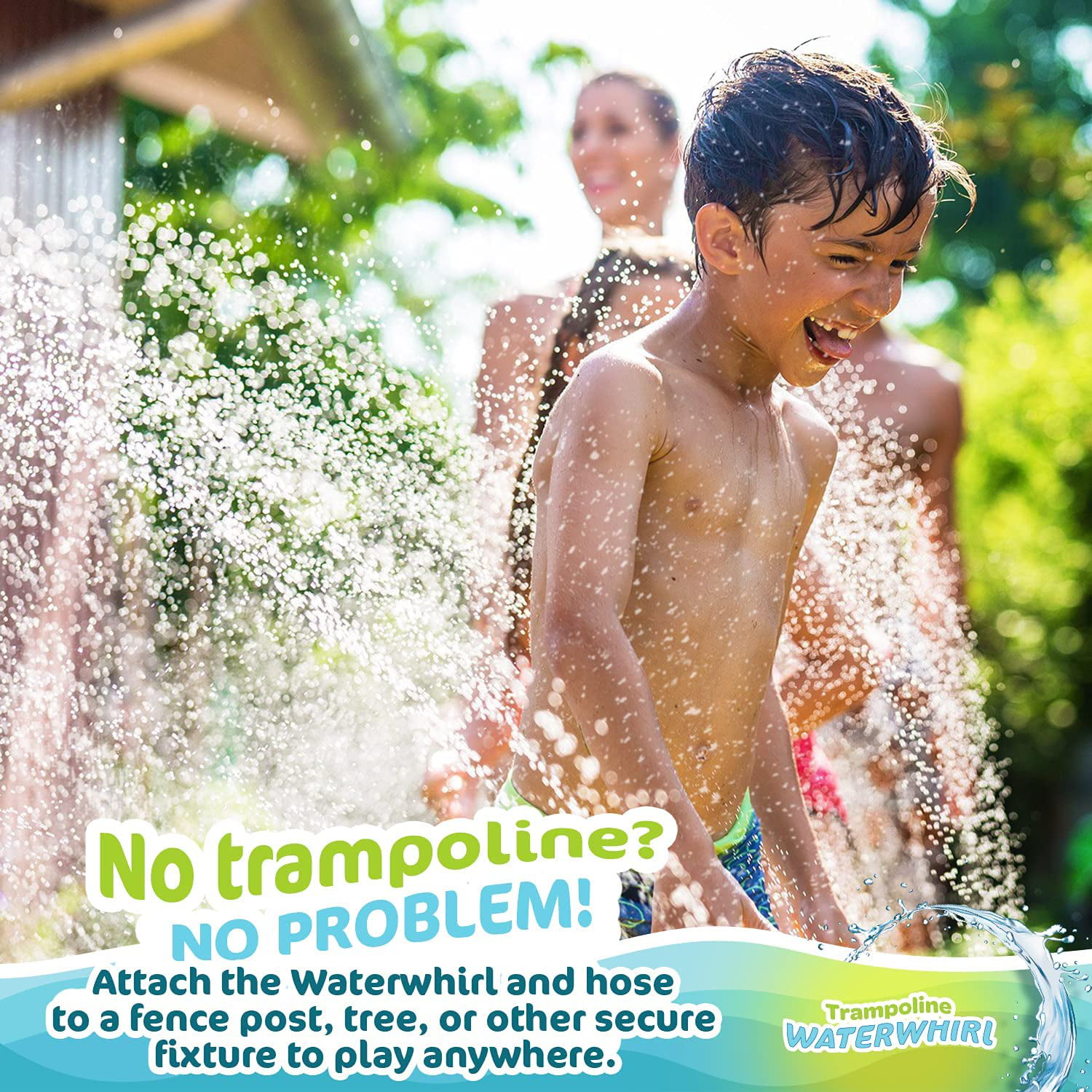 Outdoor Waterwhirl... Details about   Neoformers Trampoline Sprinkler Water Park 