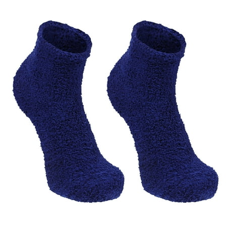 

KESYOO 3 Pairs Solid Color Men Socks Fluffy Slipper Socks Fuzzy Thicken Warm Socks Coral Fleece Sleeping Stocking for Winter Fr