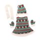 thumbnail image 1 of Conjunto de ropa navideña para muñecas, accesorios para ropa de muñecas, conjunto de ropa para muñecas. estilos C, 1 of 7