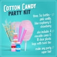 thumbnail image 3 of Nostalgia Cotton Candy Party Kit, 7 oz Cotton Candy Sugars with Reusable Cones and Twist Ties, 3-Pack, 3 of 6