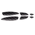 thumbnail image 3 of Ajuste del botón de ajuste del asiento de fibra de carbono de 6 piezas para Mercedes Benz Clase C W205 16-19 Jadeshay A, 3 of 8
