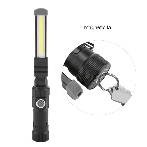 Multifunction COB Emergency Light, USB Charging Torch Emergency Light With Tail For Car Repair, Home, Outdoor Emergency