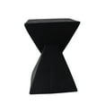 thumbnail image 4 of Noble House Tess Modern Light Weight Concrete Outdoor Accent Table in Black, 4 of 7