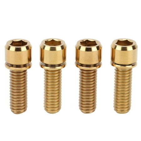 

Portable Road Bike Stem Screw Mountain Bicycle Stem Screw For Mountain Bike Road Bicycles Golden