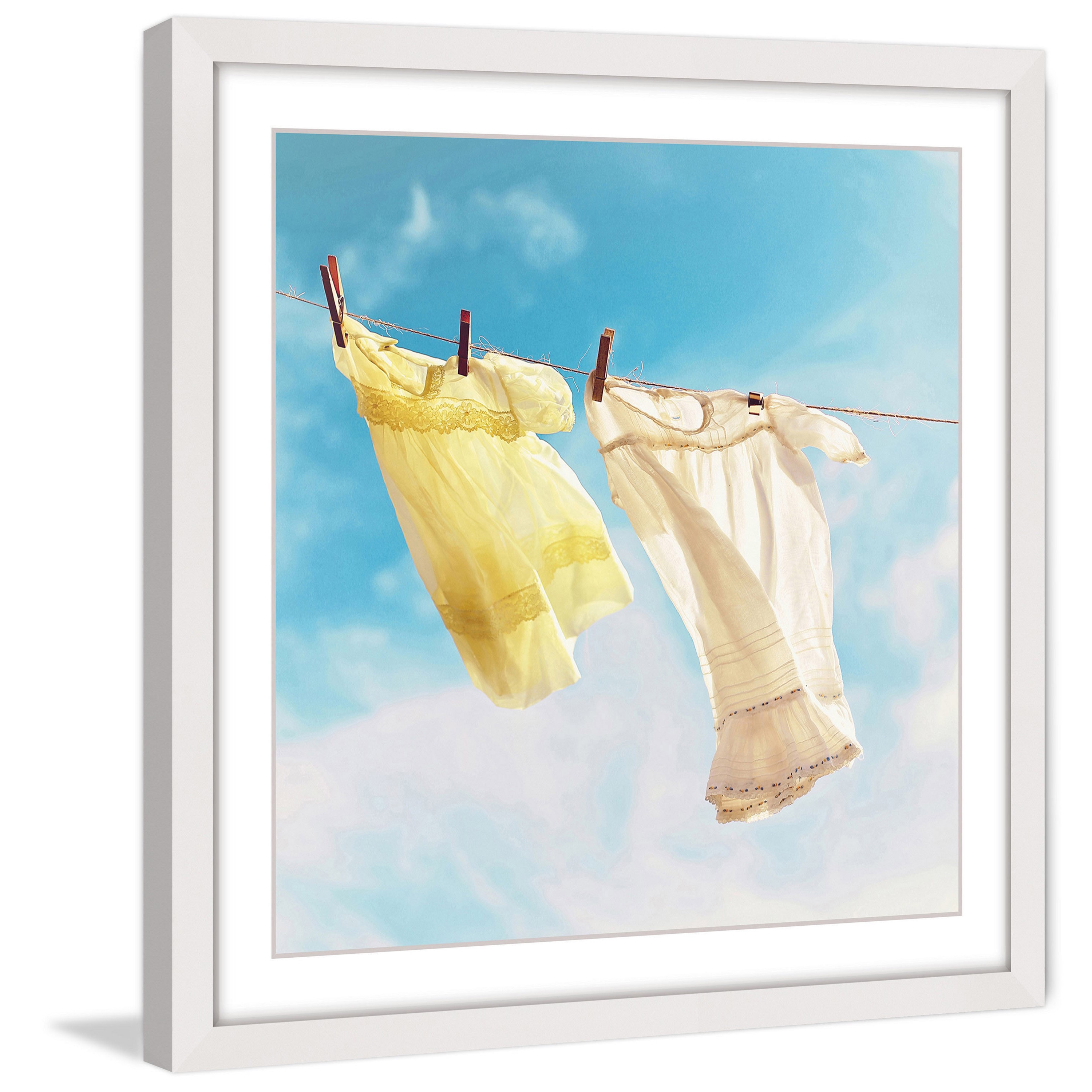 Marmont Hill "Summer Breeze" by Sylvia Cook Framed Painting Print