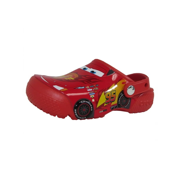 Crocs Kids Fun Lab Disney Pixar Cars Clogs, Flame, US 9 Toddler -  