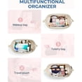 thumbnail image 4 of Cosmetiquera para Maquillaje,Cosmetiquera de Viaje,Bolsa para Maquillaje,Bolso Maquillaje de Viajar,Bolsa de Maquillaje,CosmetiqueraMaquillaje,Bolsas Cosmeticos,Bolsas Cosmetiqueras de Viaje(Rosa), 4 of 7