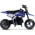 thumbnail image 2 of MotoTec DB-02 50cc 2-Stroke Gas Dirt Bike, for Kids 7-12, Blue, 2 of 6