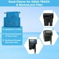 Tawatiler EZChange 1 Fish Tank Filter Cartridge, 6 Pack for AquaTech 515 Power Filter
