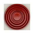 thumbnail image 5 of Round | Chili Red Ceramic Plant Saucer | High Fired Ecofriendly Clay - Sizes 8"-24" - FREE SHIPPING (11.5"W, ChiliRed), 5 of 11