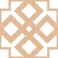 thumbnail image 6 of Ekena Millwork 23 3/8"W x 23 3/8"H x 1/4"T Large Blendon Decorative Fretwork Wood Wall Panels, Hickory, 6 of 6