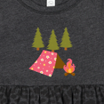thumbnail image 4 of Inktastic Summer Camp Girls Camping Girls Baby Dress, 4 of 5