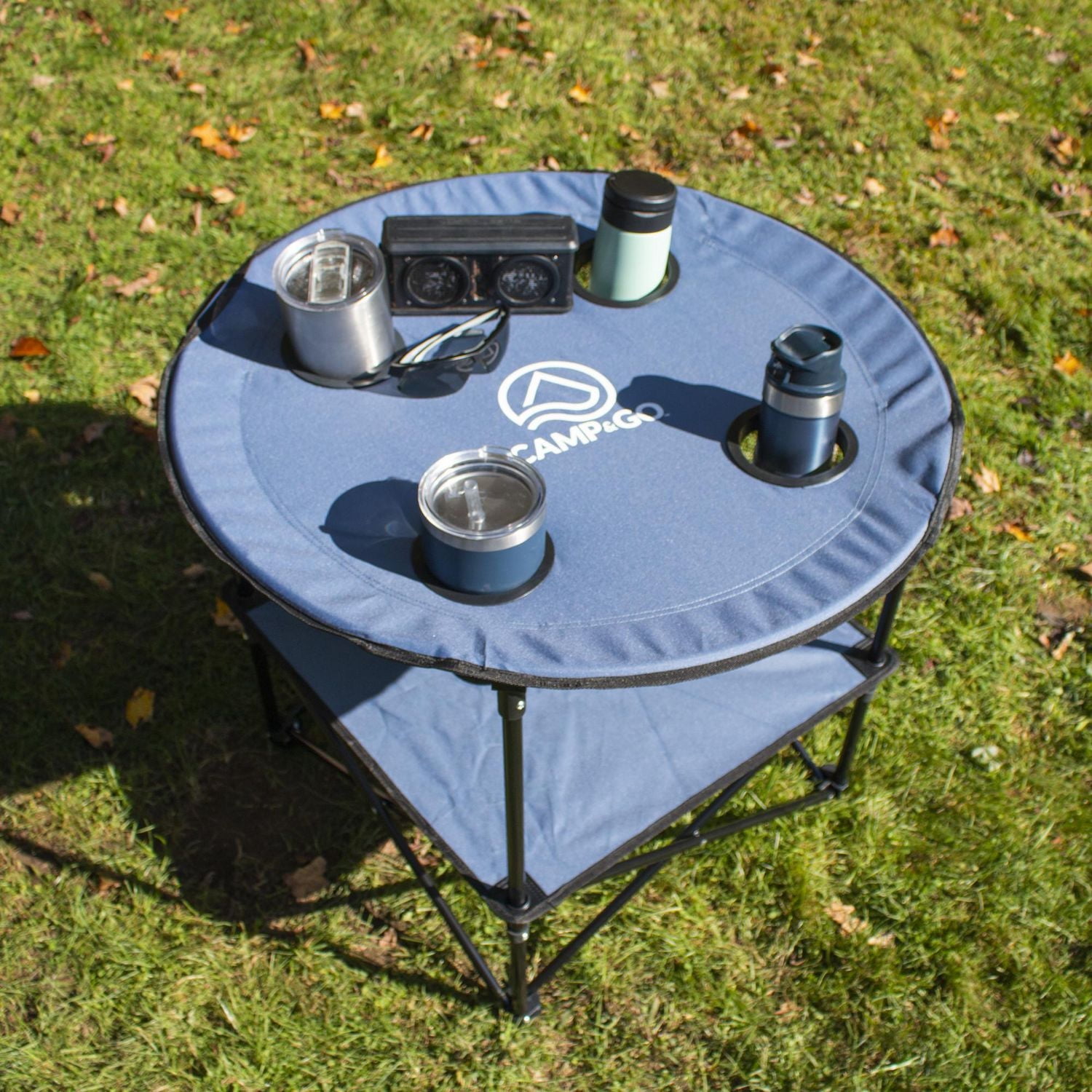 Table ronde portable en matériau d'env. 71 cm (28 po.)