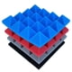thumbnail image 4 of 24 piezas de espuma acústica piramidal insonorizante para estudio de 25 x 25 x 5 cm para aislamiento acústico y absorción de sonido., 4 of 5