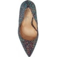 thumbnail image 4 of Lauren Lorraine Susan Black Multi Sparkling Glitter Pointy Toe Stiletto Pumps (Fuchia, 7.5), 4 of 6