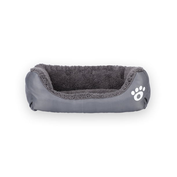 Nido para gatos de color caramelo con huella de color para mascotas, nido para gatos, cálido para invierno, almohadilla grande para perros