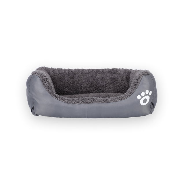 Nido para gatos de color caramelo con huella de color para mascotas, nido para gatos, cálido para invierno, almohadilla grande para perros