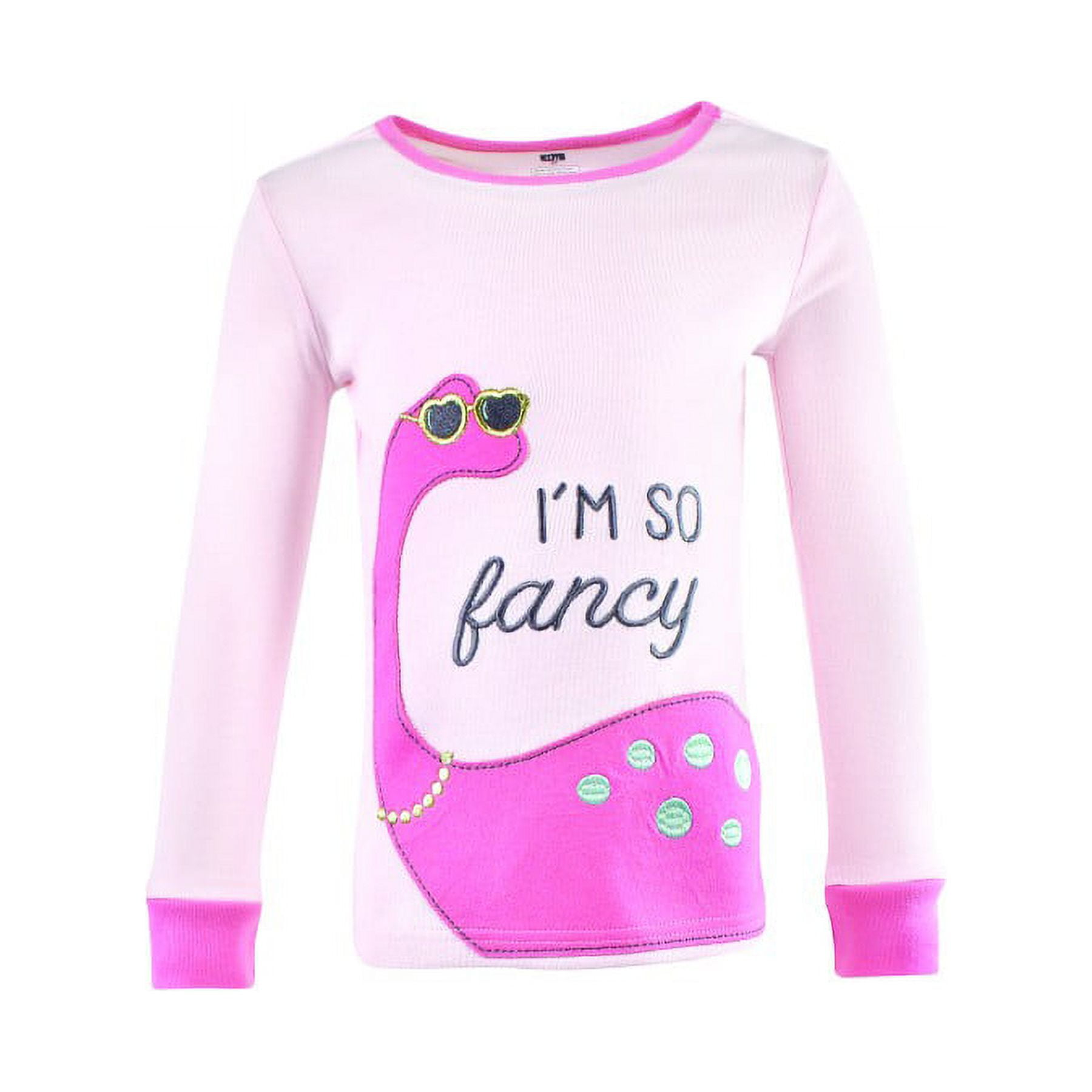 Hudson Baby Girl Baby and Toddler Cotton Pajama Set, Girl Dino, 18-24 Months