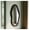 Black, variant on Full Length Mirror, 63" x 24" Wall Mirror, Flannel Wrapped Wooden Frame Full Body Mirror, Irregular Wavy Mirror Hanging or Leaning Against Wall for Cloakroom/Bedroom/Living Room,