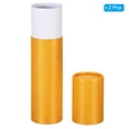 thumbnail image 3 of Uxcell 2 Inch x 9 Inch Poster Tube Photo Storage Tube Calligraphy Painting Tubes Mailing Tubes, Yellow 2 Pack, 3 of 5