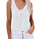 thumbnail image 2 of Camisola de Mujer con Cuello en V, Corte Entallado, Versátil, Color Liso, Sin Mangas, de Punto Básico, , XXL, 2 of 10