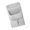 White, variant on Compact Wall Mount Storage Solution With 1 Large And 2 Small Pockets